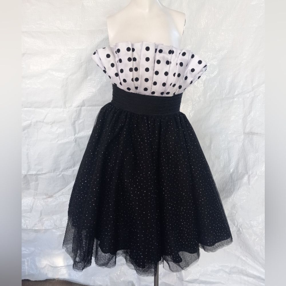 Night Moves Prom Collection Vintage Strapless Cocktail dress Size 8